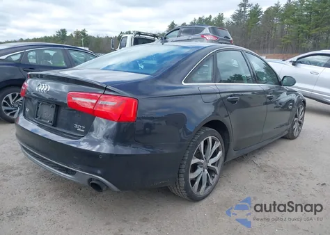 2013 Audi A6 3.0T Premium from USA, damaged, VIN WAUHGAFC9DN059480